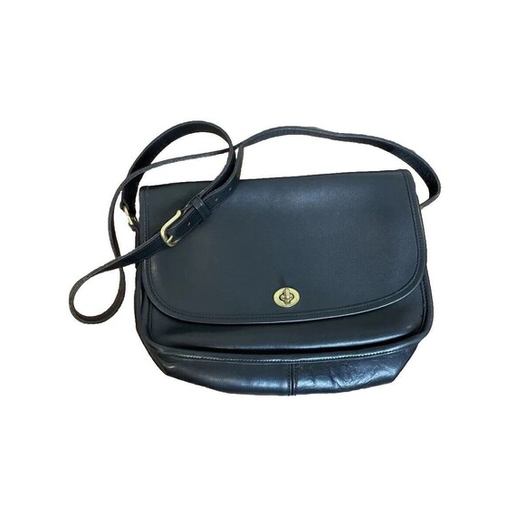 Coach Handbags - Vtg 1996 COLLECTORS Coach 9790 City Bag Black Handle Strap